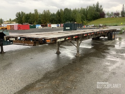 1988 Utility 19000 lb 48 ft T/A フラットベッドトレーラー