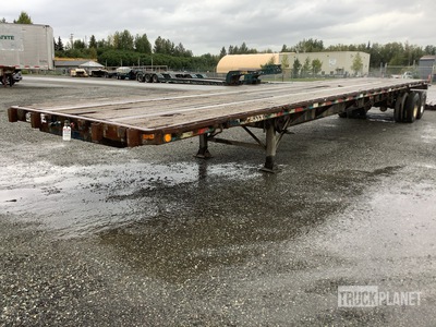 1989 Utility 19000 lb 48 ft T/A フラットベッドトレーラー