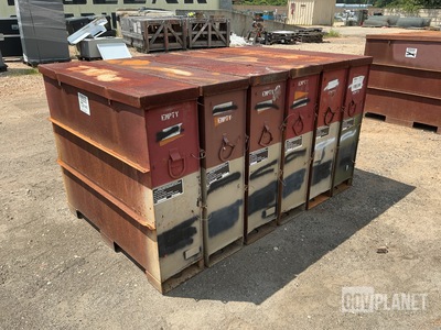 (6) Assorted 30mm Ammunition Storage Containers