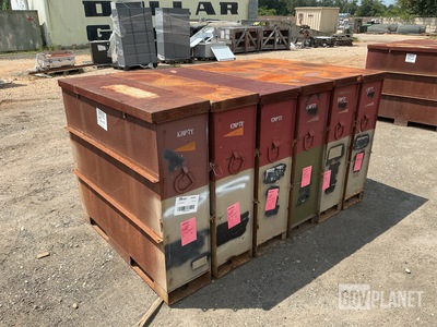 (6) Assorted 30mm Ammunition Storage Containers