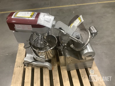 (1) Centaur Commercial Mixer & (1) Globe Meat Slicer