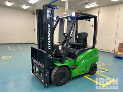 Titan Green EP25K-Li 4650 lb Elektrogabelstapler (Unused)