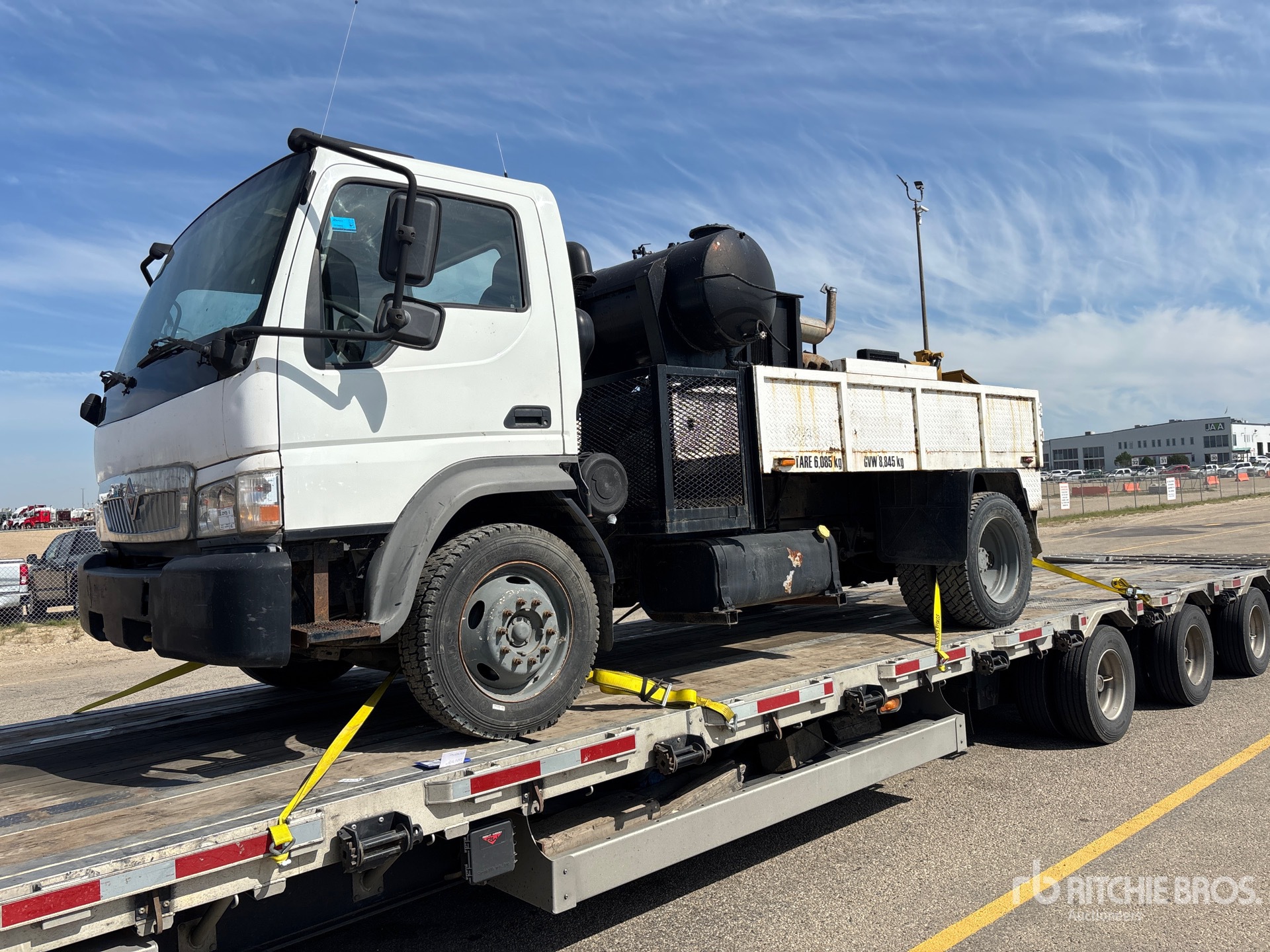 2008 International CF600 4x2 Reed B Series Betonpumpenwagen