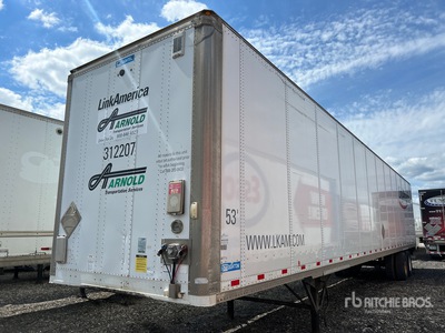 2012 Stoughton ZGPVW-535T-S-C 53 ft x 102 in T/A Geschlossene Anhänger