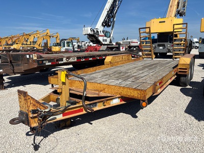 2012 Custom Heavy Haul 4T182HDBW 18 ft T/A Equipment Trailer