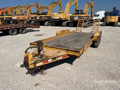 2014 Lucon 18 ft T/A Equipment Trailer
