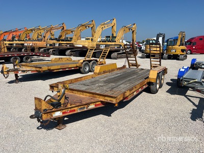 2015 Lucon 18 ft T/A Equipment Trailer
