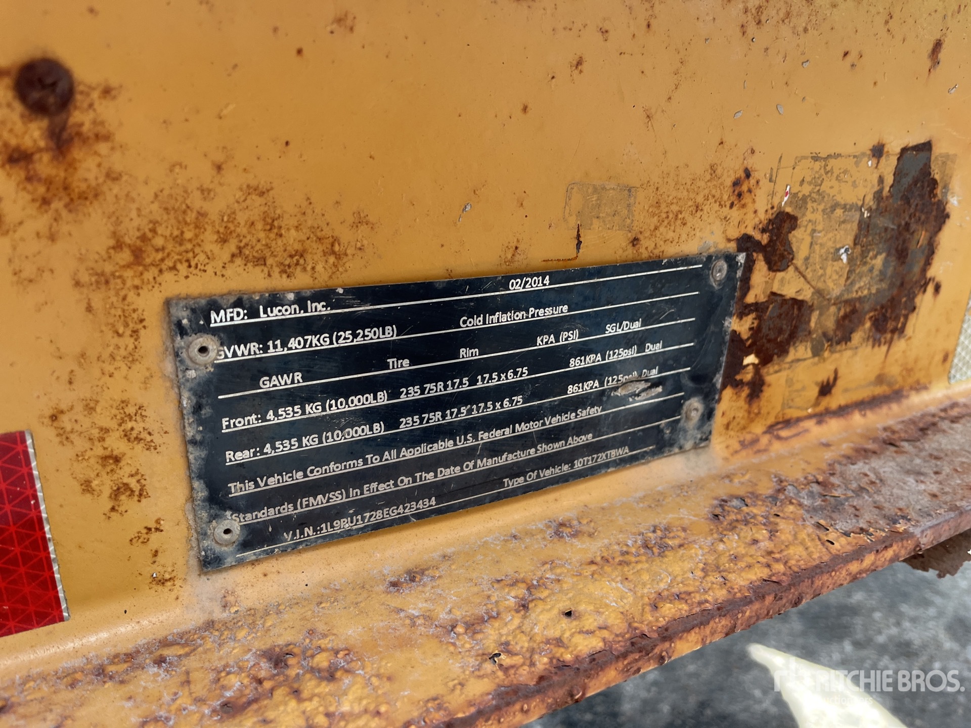 2014 Lucon Equipment Trailer