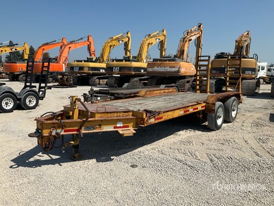 2014 Lucon 10T172XTBWA 20 ft T/A Equipment Trailer