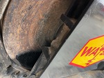 Undercarriage with Left Track Tensioner