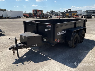 2019 Bri-Mar 10 ft T/A Tipping Utility Trailer