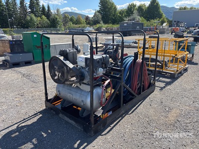 Skid-Mounted 30 gal Air Compressor
