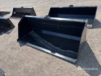 2025 Kit Containers QT-SNB-84 84 in General Purpose Skid Steer Bucket (Unused)