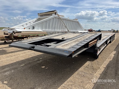2008 Nuttall 570FN 58 ft 5 axle Folding Neck Trailer