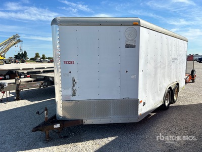 2002 Owens Classic 18 ft T/A Enclosed Trailer