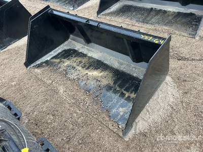 Mid-State 74 in Snow/Mulch Skid Steer Bucket (Unused)