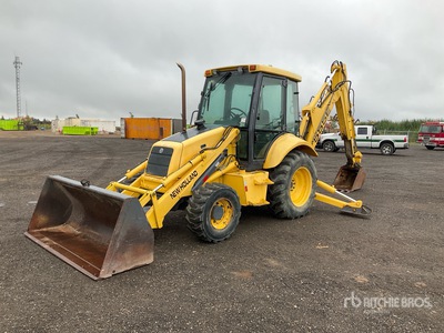 2000 New Holland 555E 4x4 Backhoe Loader