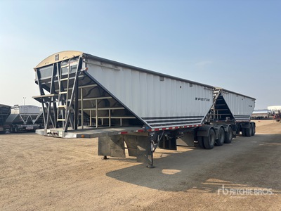 2021 Lode King 28 ft Super B-Train Lead Grain Trailer
