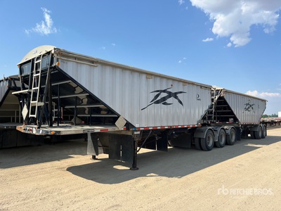 2017 Lode King 28 ft Tri/A Super B-Train Lead Belly Dump 穀物用トレーラー