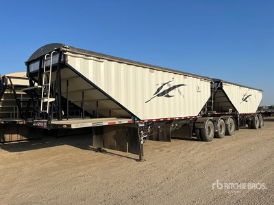 2017 Lode King 28 ft Super B-Train Lead Belly Dump 穀物用トレーラー