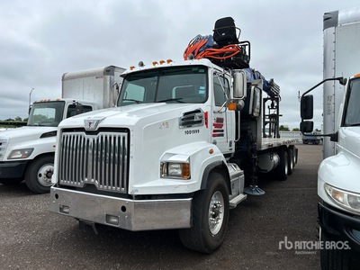 Manitex 74 on 2016 Western Star 4700 8x4 Cab & Chassis