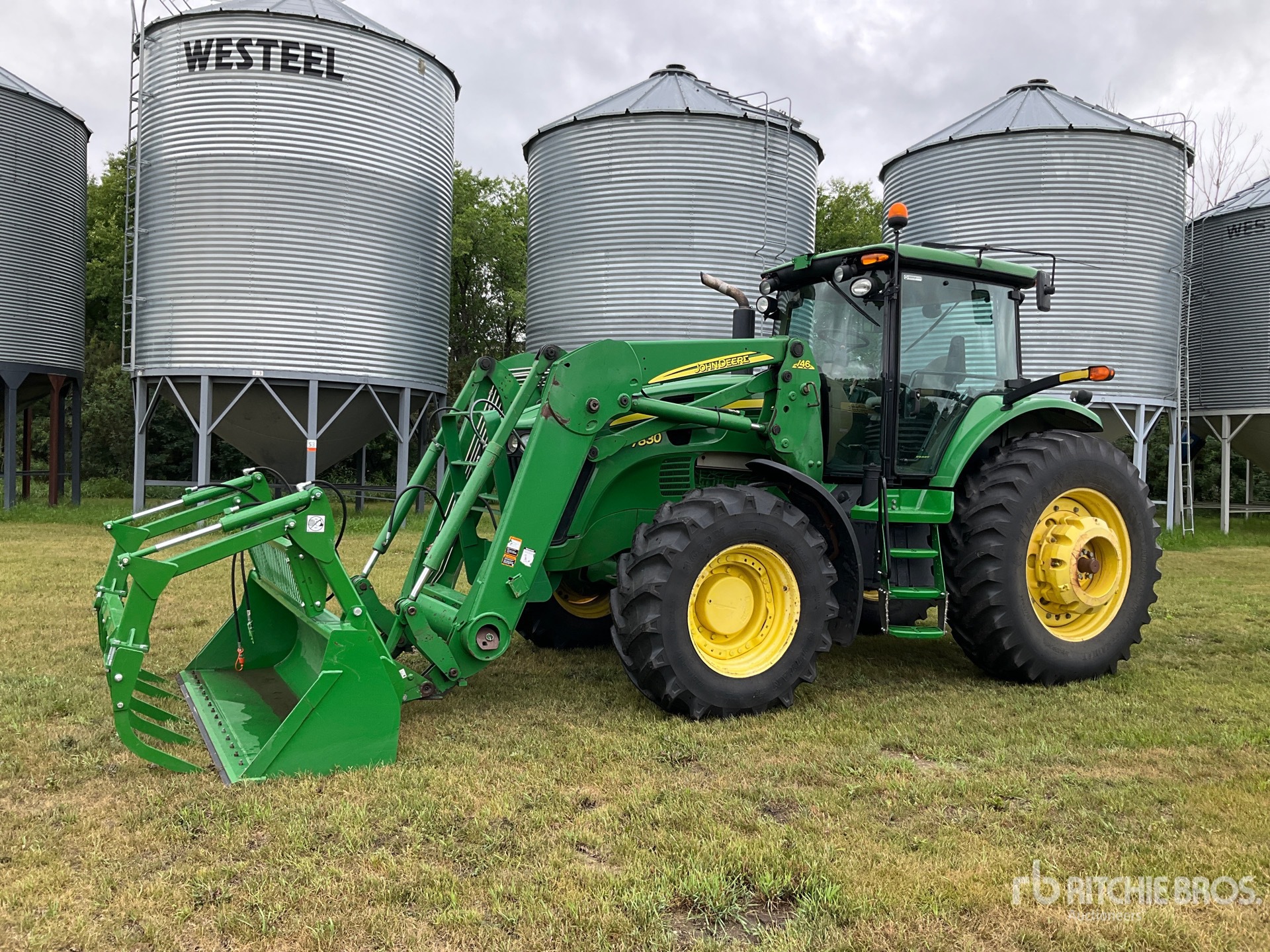 2008 John Deere 7830 4WD Tractor