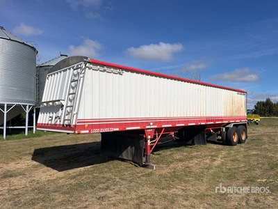 2002 Lode King 38 ft T/A Grain Trailer