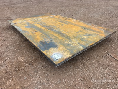 Quantity of (2) 2025 AGT 4 ft 12 in x 7 ft 10 in (.75 in Thick) Stahlplatten (Unused)