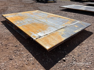 Quantity of (2) 2025 AGT 4 ft 11 in x 7 ft 10 in (.75 in Thick) Stahlplatten (Unused)