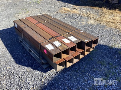 (12) Assorted 6"x6" Metal Bars