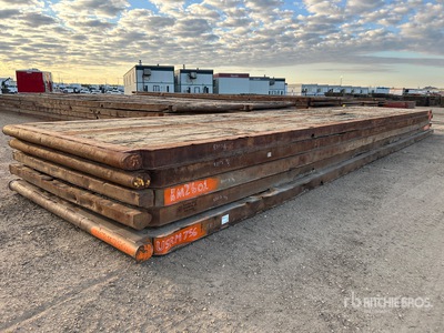 Quantity of (5) 8 ft x 40 ft Rig سطح