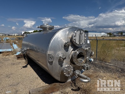2009 Berlie - Falco 8300 L Stationary Stainless Steel Réservoir d'eau