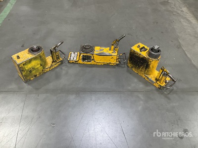 (3) Assorted Hydraulic Axle Jacks