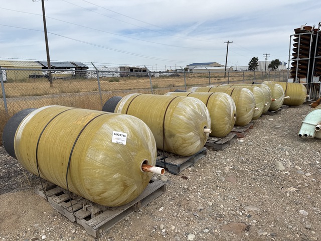 Quantity of (8) Fiberglass Water Tank