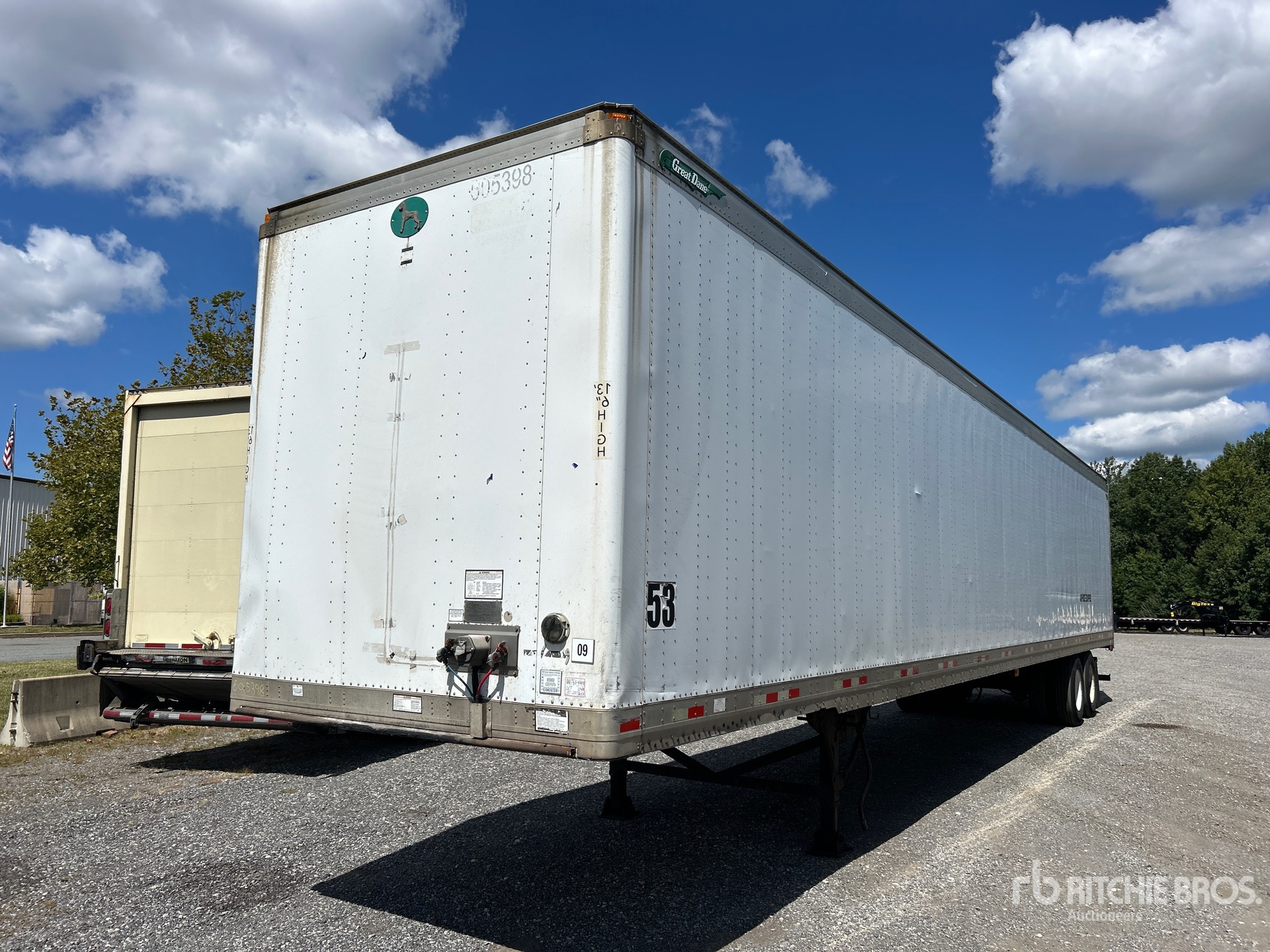 2012 Great Dane P01-1314-22053 53 ft x 102 in T/A Van Trailer