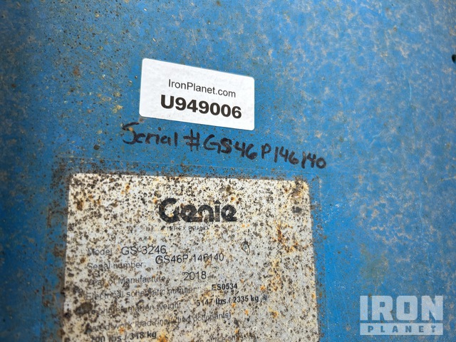 ELEVADOR TIJERA 2018 GENIE GS3246