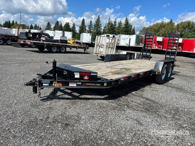 2020 Miska 20 ft T/A Remolque Portamaquinaria
