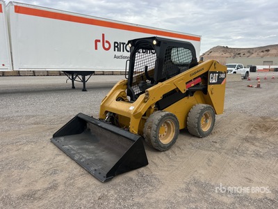 2015 Cat 246D Chargeuse à direction à glissement