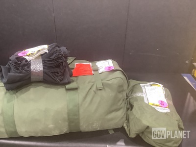 (12) Clothing Bags, (20) Duffel Bags, (9) Barracks Bags & Assorted Items