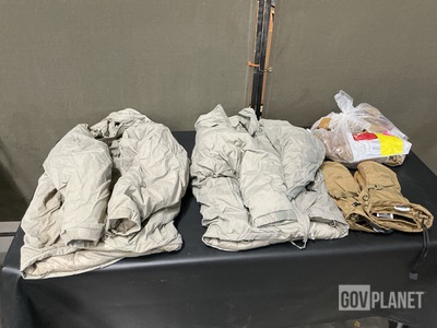 (24) Parkas, (16) Pairs of Cold Weather Gloves & Assorted Items