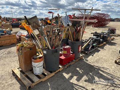 Quantity of (6) Pallets of Assorted Shop Tools
