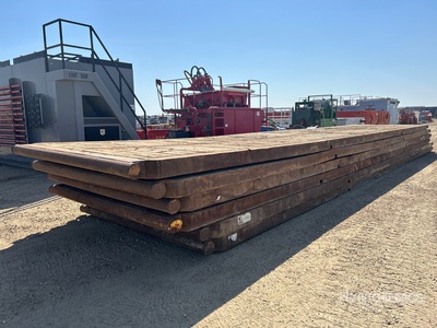 Quantity of (6) 8 ft x 40 ft Rig Mats