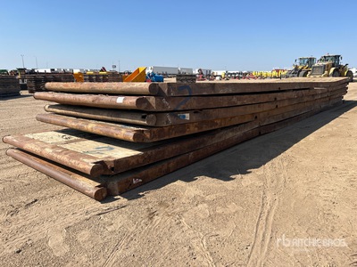 Quantity of (6) 8 ft x 40 ft Rig Tapis