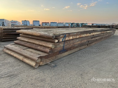 Quantity of (6) 8 ft x 40 ft Rig Tapis