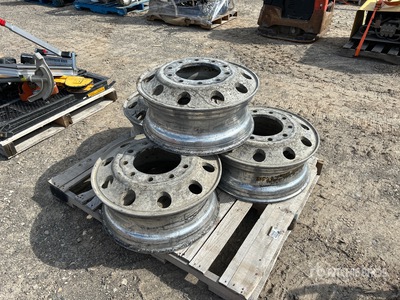 Quantity of (4) Aluminum Truck Roues