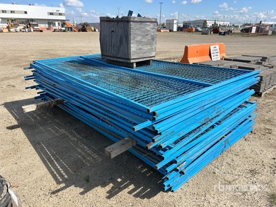 9 ft 6 in x 6 ft Powder Coated Temporary Fencing