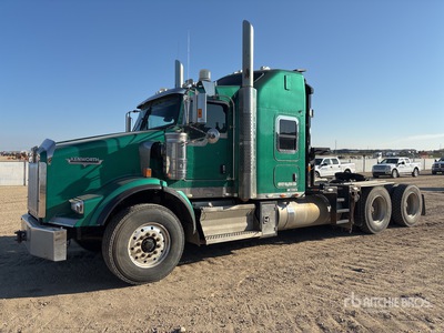 2015 Kenworth T800 Sleeper ウィンチトレーラー