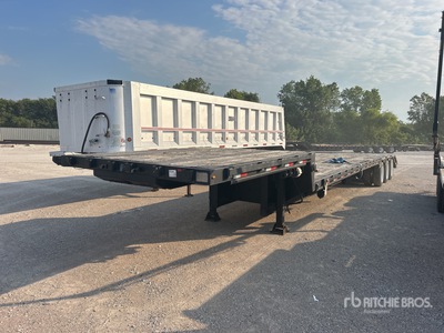 2011 Pitts 53 ft Tri/A Single Drop Equipment Trailer