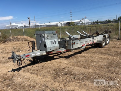 2014 S AND B TRAILER POLY TILT TRAILER T/A Poly Tankk set up: removal Hydraulic Trailer
