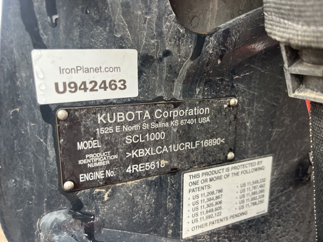 MINI CARGADOR SOBRE ORUGAS COMPACTO 2024 KUBOTA SCL1000MINI